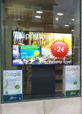 55inch High Bright Double Sides Store Window LCD Display